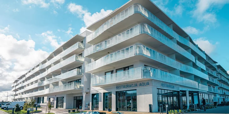 Prémiové apartmány v Kolobřehu kousek od pláže: neomezený wellness, vnitřní dětský aquapark