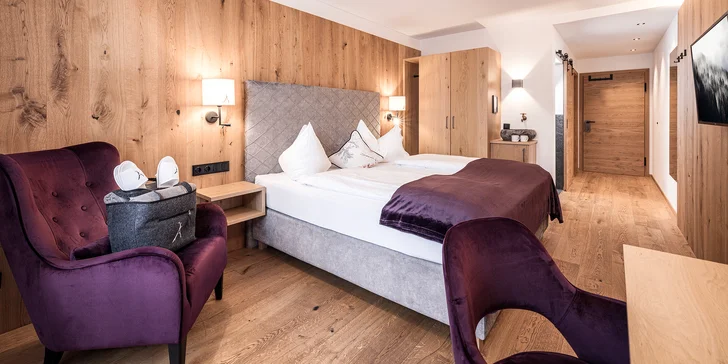 Luxusní pobyt v rakouských Alpách: polopenze plus, wellness s infinity bazénem