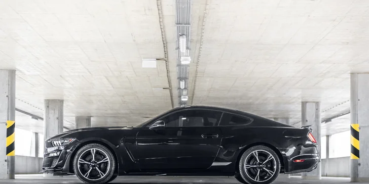 Brutální jízda v Mustangu GT Shelby paket: až 60 min. vč. dálniční známky