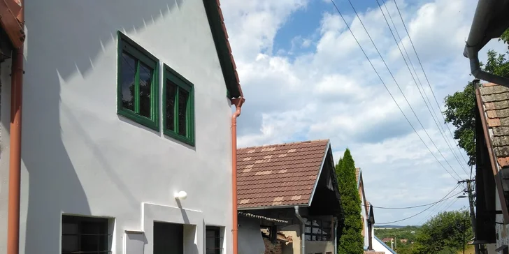 Pobyt ve vinném sklípku v podhůří Chřibů až pro 8 osob