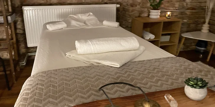 Masáž v délce 60, 90 nebo 120 min.: relaxační, sportovní, hloubková či lymfatická