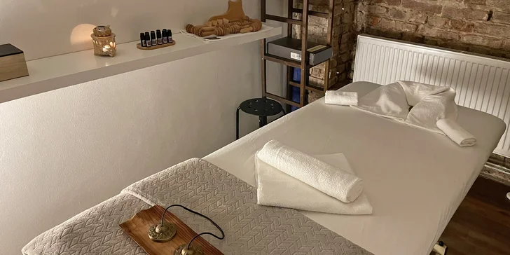 Masáž v délce 60, 90 nebo 120 min.: relaxační, sportovní, hloubková či lymfatická