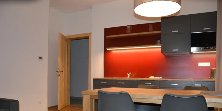 Moderní apartmány v Peci: bez stravy i se snídaní a kartou hosta se slevou na lanovku