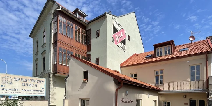 Apartmány u NP Šumava pro páry i rodiny: historické prostory, možnost pivních lázní a sauny