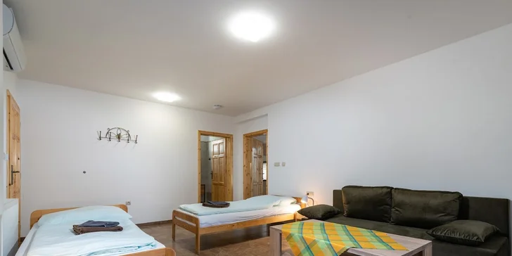 Apartmánové ubytování s wellness kousek od termálního komplexu Podhájska