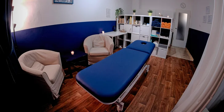 Funkční masáže v délce 30 nebo 60 min.: klasická, relaxační, beder a nohou či s baňkami