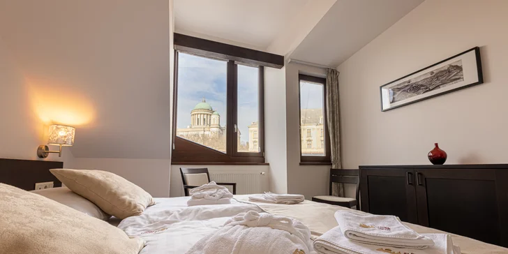 Pobyt v centru Ostřihomi: wellness centrum otevřené nonstop, famózní restaurace i vstup do aquaparku