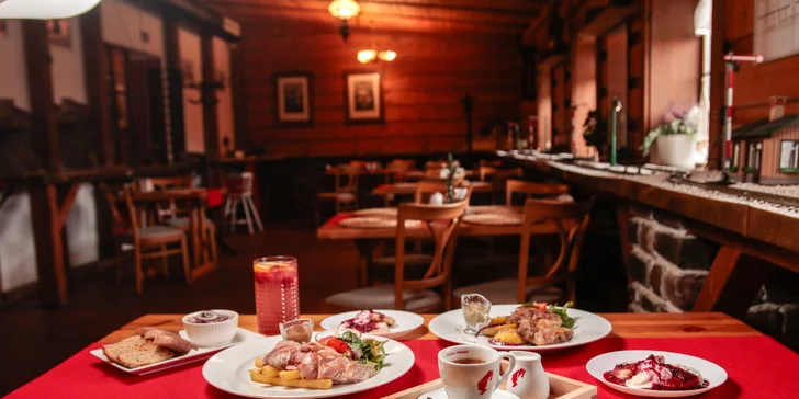 Tříchodové menu v Depo Orlová pro dva i s nápoji, které vám doveze vláček