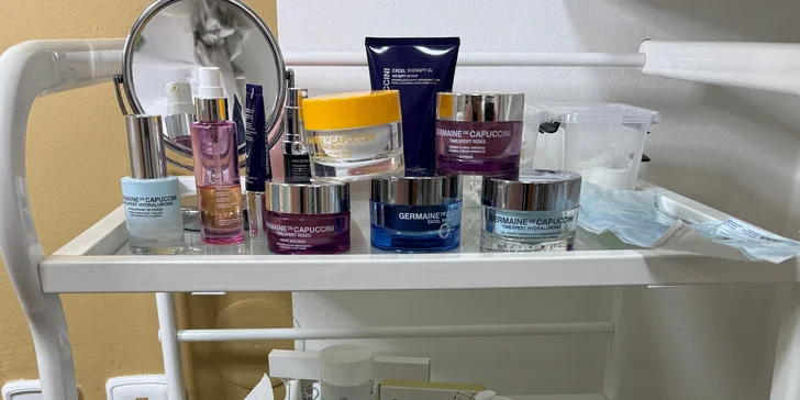 Základní kosmetická péče, ošetření s alginátovou maskou i lash lifting