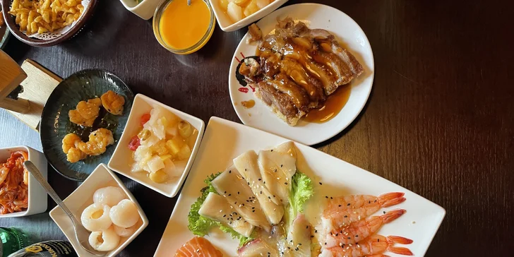 All you can eat v asijské restauraci: 2 hodiny neomezené konzumace a limonáda
