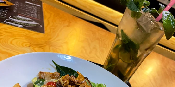 Otevřený voucher na jídlo i nápoje na 500-1000 Kč: pizza, burgery i těstoviny