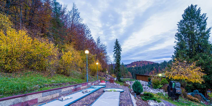 Horský hotel nedaleko Spišského hradu: polopenze, wellness a sporty