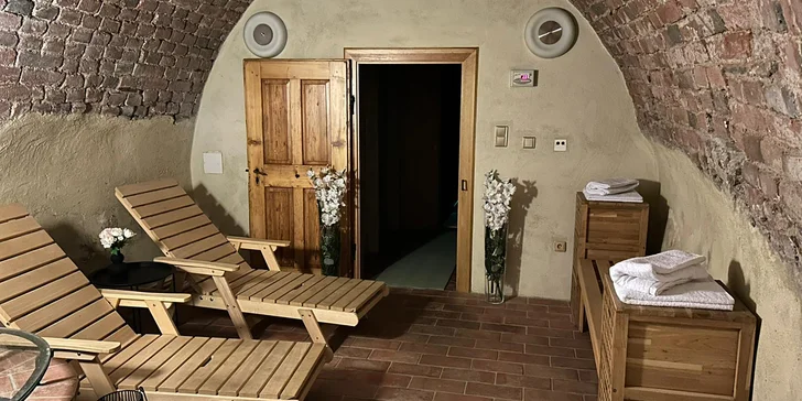 Privátní finská sauna i s občerstvením v centru Krumlova až pro 4 osoby