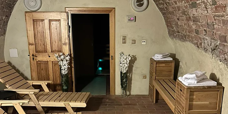 Privátní finská sauna i s občerstvením v centru Krumlova až pro 4 osoby