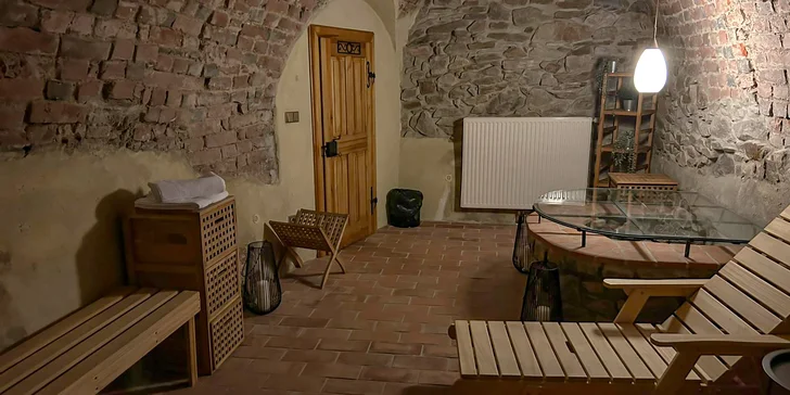 Privátní finská sauna i s občerstvením v centru Krumlova až pro 4 osoby