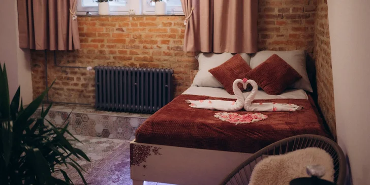 Privátní wellness apartmán pro dva: vstup na 4 hodiny nebo 1 noc plná relaxace