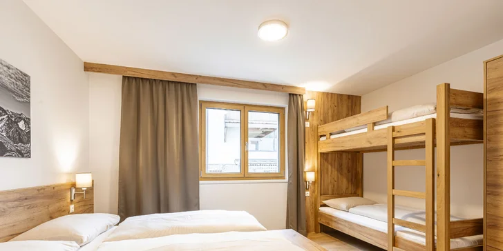 Kitzbühelské Alpy: apartmány až pro 6 lidí, wellness, super poloha blízko sjezdovek