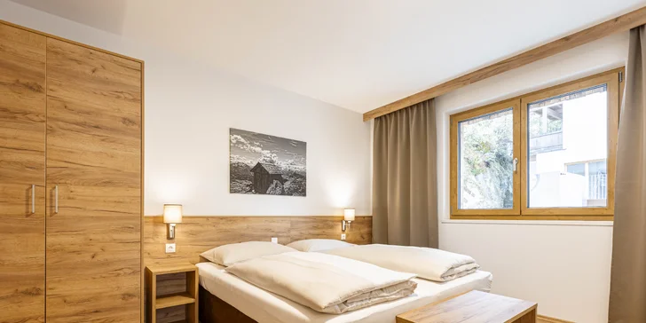 Kitzbühelské Alpy: apartmány až pro 6 lidí, wellness, super poloha blízko sjezdovek