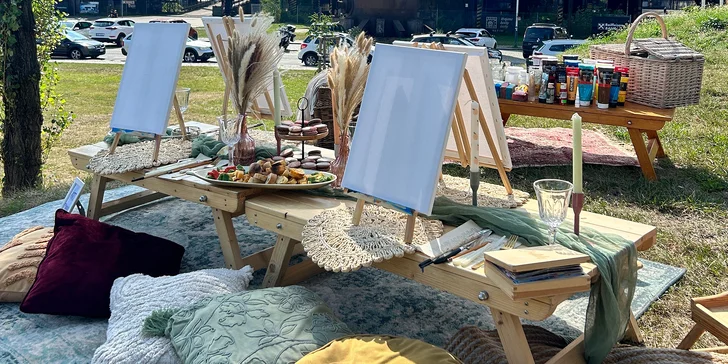 Art rande na míru: malování různými technikami i občerstvení v podobě limonády, kávy, sýrů i ovoce