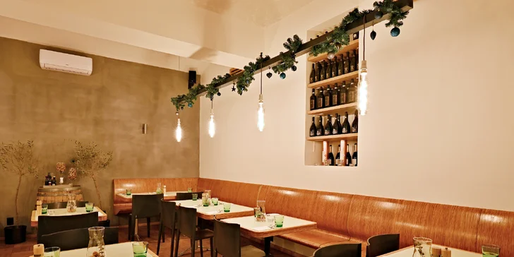 Degustační menu v italské restauraci v centru Prahy: s masem nebo mořskými plody