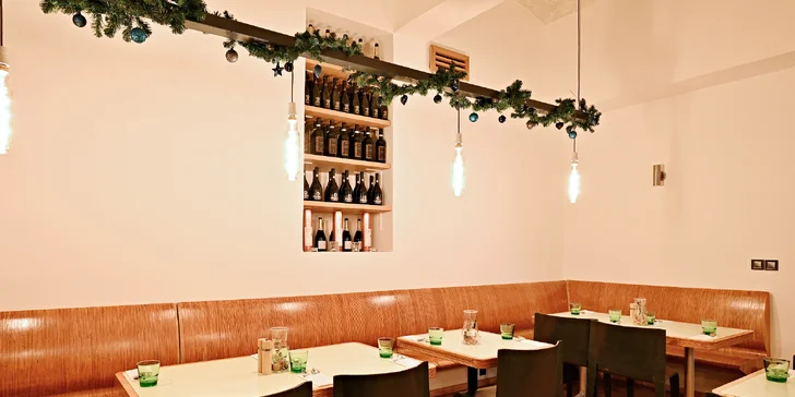Degustační menu v italské restauraci v centru Prahy: s masem nebo mořskými plody