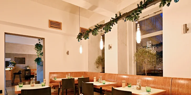 Degustační menu v italské restauraci v centru Prahy: s masem nebo mořskými plody