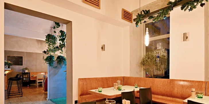 Degustační menu v italské restauraci v centru Prahy: s masem nebo mořskými plody