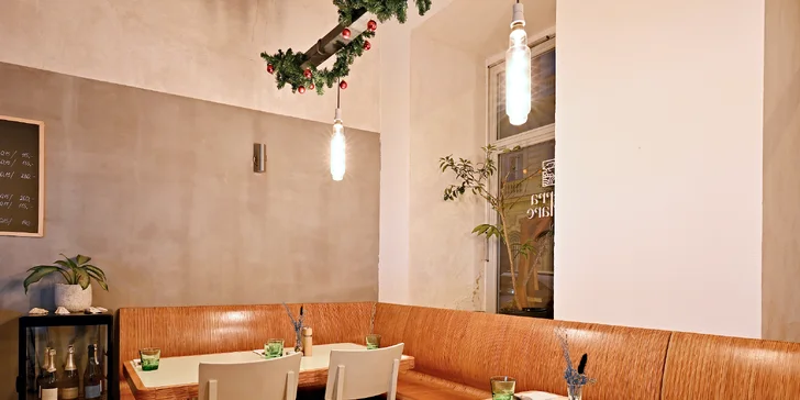Degustační menu v italské restauraci v centru Prahy: s masem nebo mořskými plody