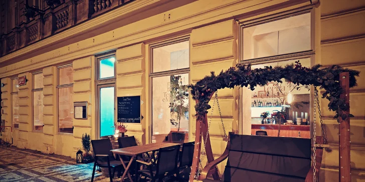 Degustační menu v italské restauraci v centru Prahy: s masem nebo mořskými plody