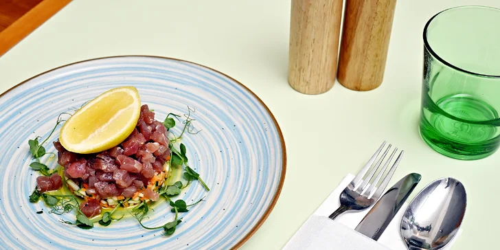 Degustační menu v italské restauraci v centru Prahy: s masem nebo mořskými plody