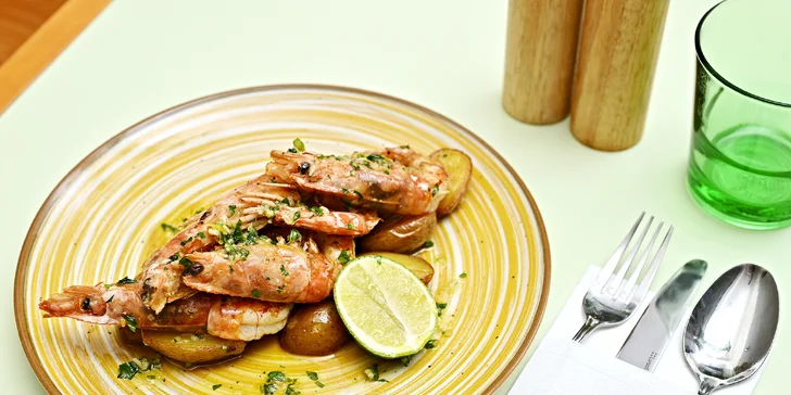Degustační menu v italské restauraci v centru Prahy: s masem nebo mořskými plody