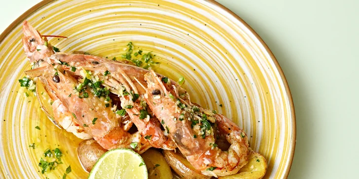 Degustační menu v italské restauraci v centru Prahy: s masem nebo mořskými plody