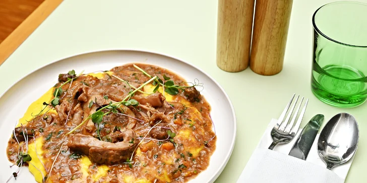 Degustační menu v italské restauraci v centru Prahy: s masem nebo mořskými plody