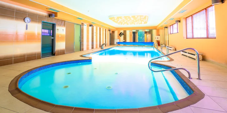 Horský hotel nedaleko Spišského hradu: polopenze, wellness a sporty