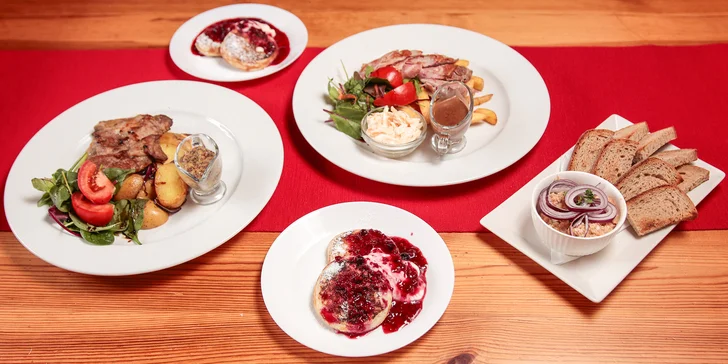 Tříchodové menu v Depo Orlová pro dva i s nápoji, které vám doveze vláček