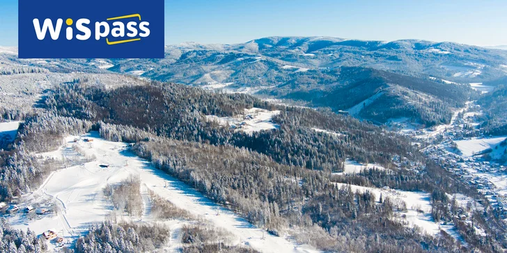 Denní skipas platný v 11 skiareálech ve Slezských Beskydech pro 1 osobu: až 30 km sjezdovek