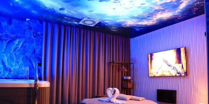 Nové privátní wellness v Hloubětíně: vířivá vana, finská sauna, dvě relaxační zóny na výběr a drink