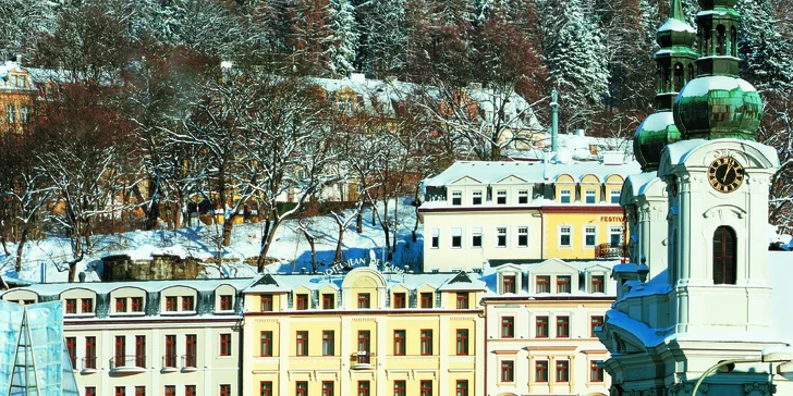 4* pobyt v centru Karlových Varů: ubytování se snídaní, wellness i projížďkou v kočáře
