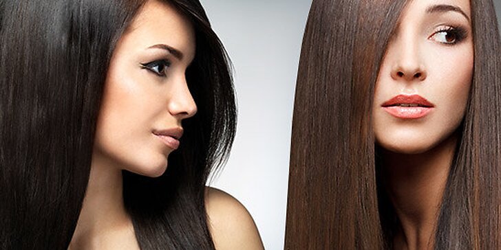 Narovnání a ozdarvení vlasů Brazilským keratinem