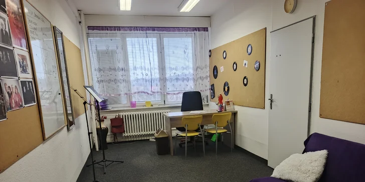 Výuka jevištního projevu i popového a rockového zpěvu pro dospělé či hudební angličtina pro děti