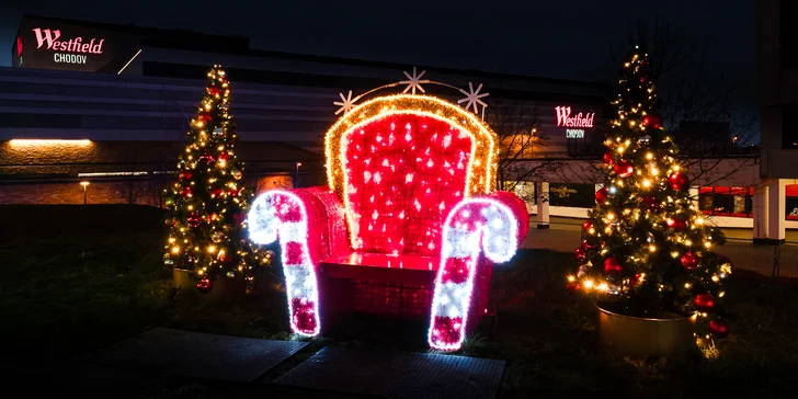 Winter Village u centra Westfield Chodov: vstup do kouzelného světa světelných instalací