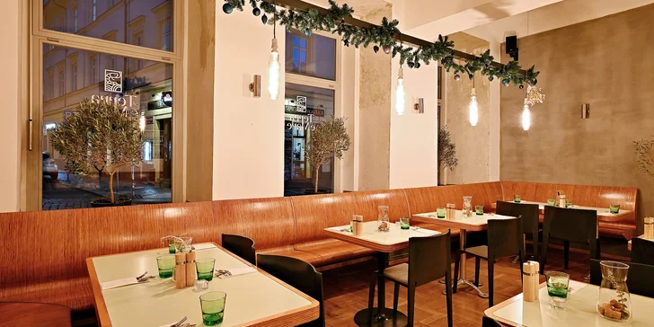 Degustační menu v italské restauraci v centru Prahy: s masem nebo mořskými plody