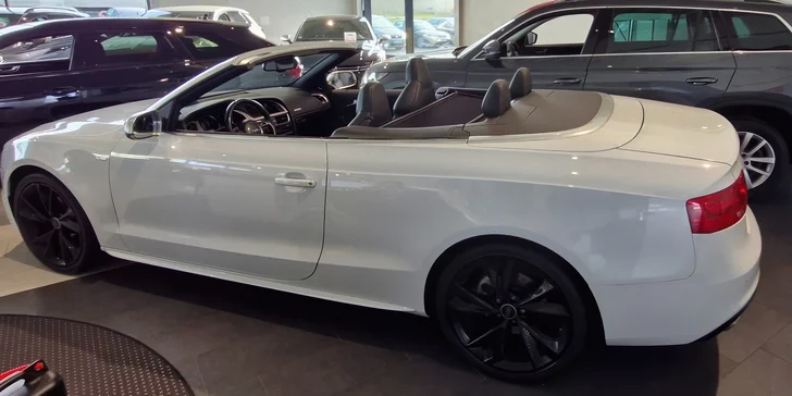 Zapůjčení cabrioletu Audi A5 i s mini karavanem: 12 či 24 hod. nebo víkend