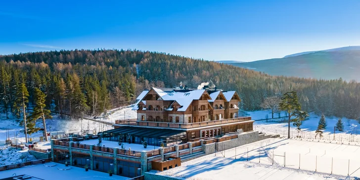 Luxusní pobyt v 5* hotelu v polských Krkonoších: snídaně, neomezený wellness i výlety