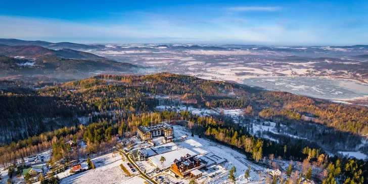 Luxusní pobyt v 5* hotelu v polských Krkonoších: snídaně, neomezený wellness i výlety