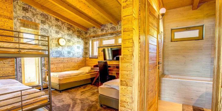 Pobyt ve vile na břehu Liptovské Mary s polopenzí a privátním wellness