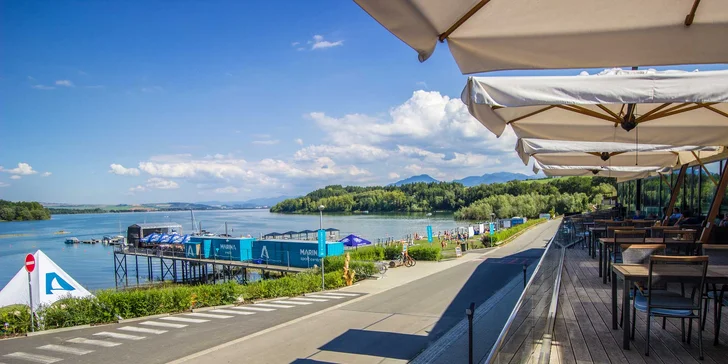 Pobyt ve vile na břehu Liptovské Mary s polopenzí a privátním wellness