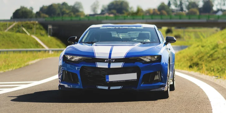 Zážitková jízda v Chevroletu Camaro: 15 min. spolujízdy nebo až 60 min. řízení