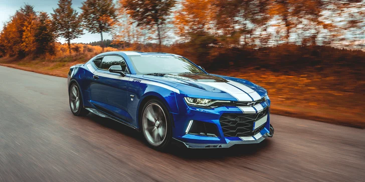 Zážitková jízda v Chevroletu Camaro: 15 min. spolujízdy nebo až 60 min. řízení