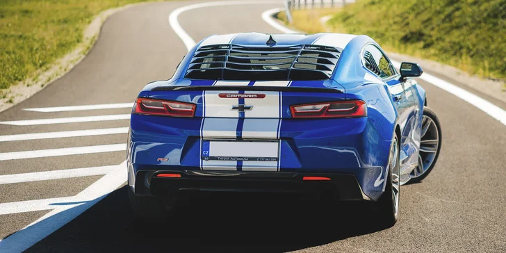 Zážitková jízda v Chevroletu Camaro: 15 min. spolujízdy nebo až 60 min. řízení